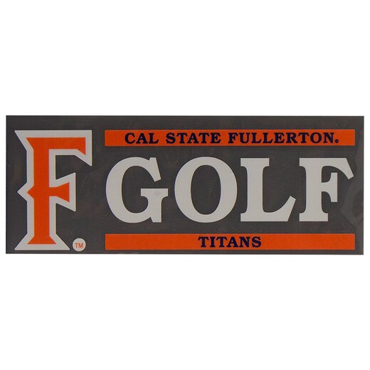 Jardine CSUF Golf Vinyl Decal